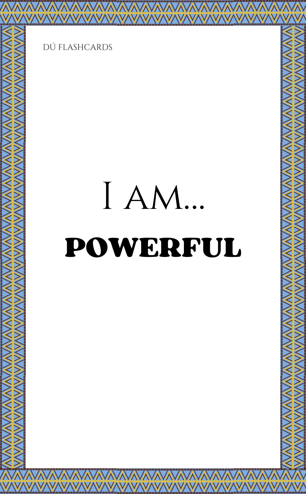 Affirmations for Boys Flashcards