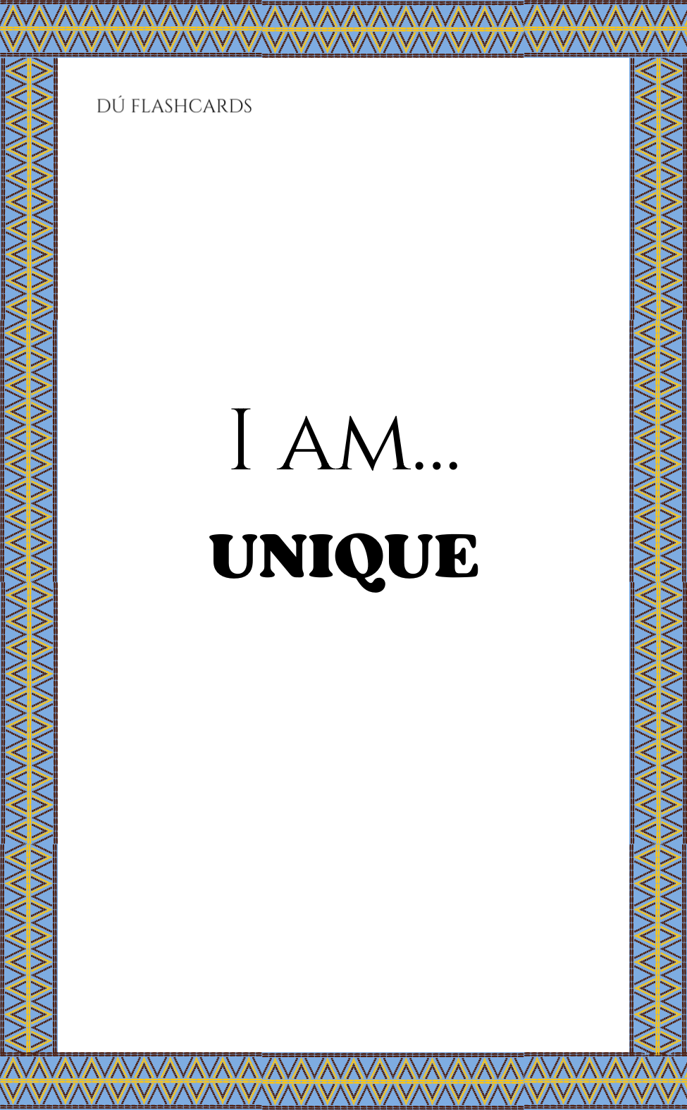 Affirmations for Boys Flashcards