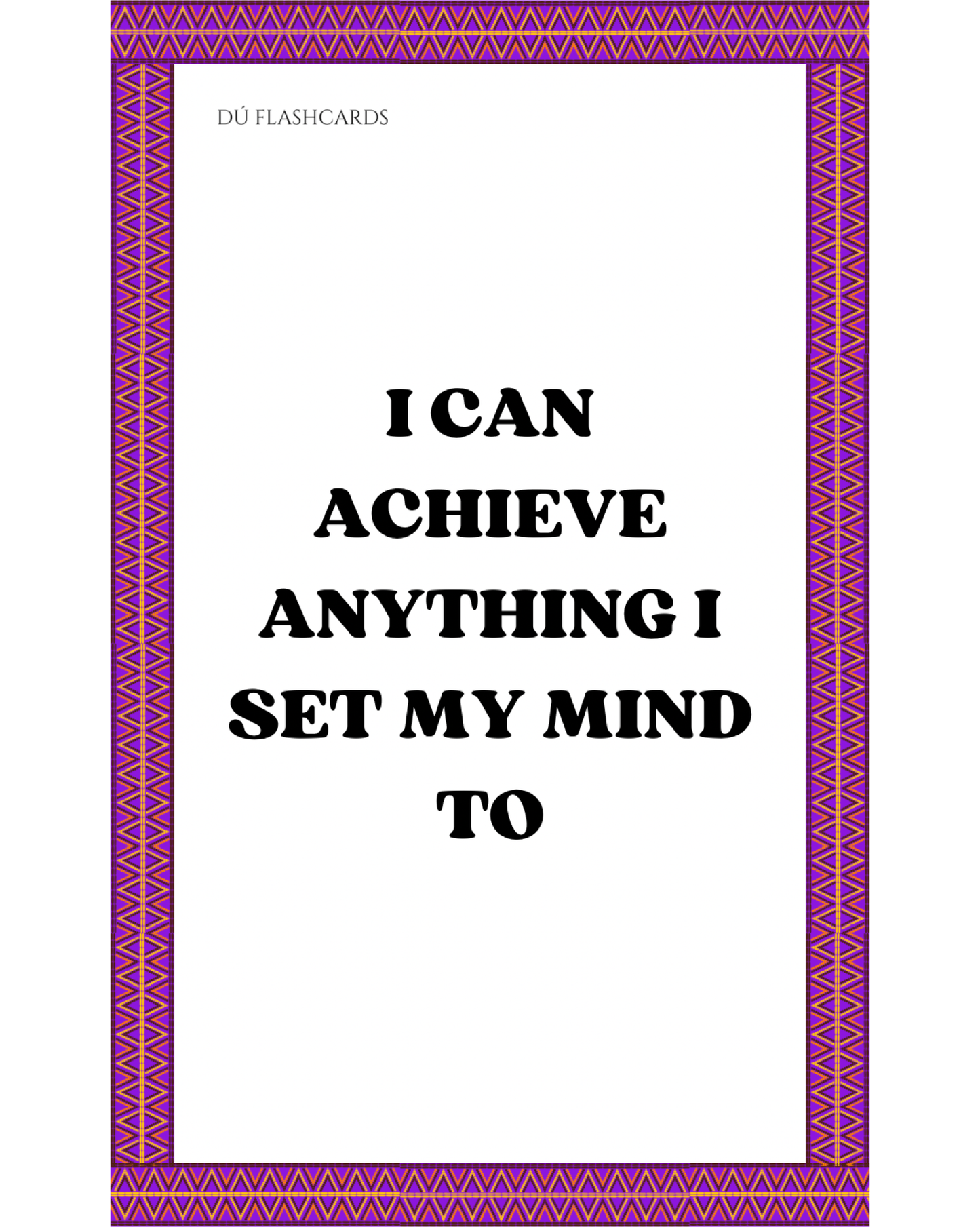 Affirmations for Girls Flashcards